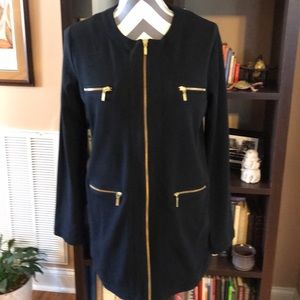Joan Vass Black Jacket Size 10 (1)